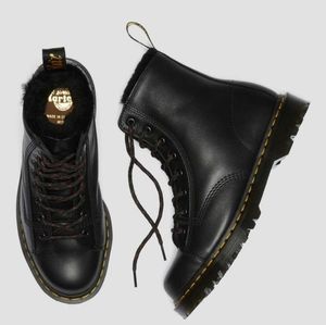 Dr Martens Barton Shearling Lined Leather Boots